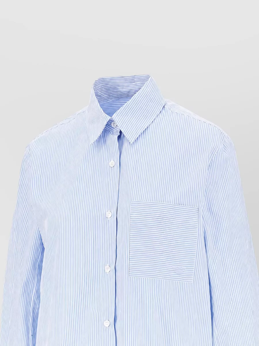 Emporio Armani Striped Cotton Shirt