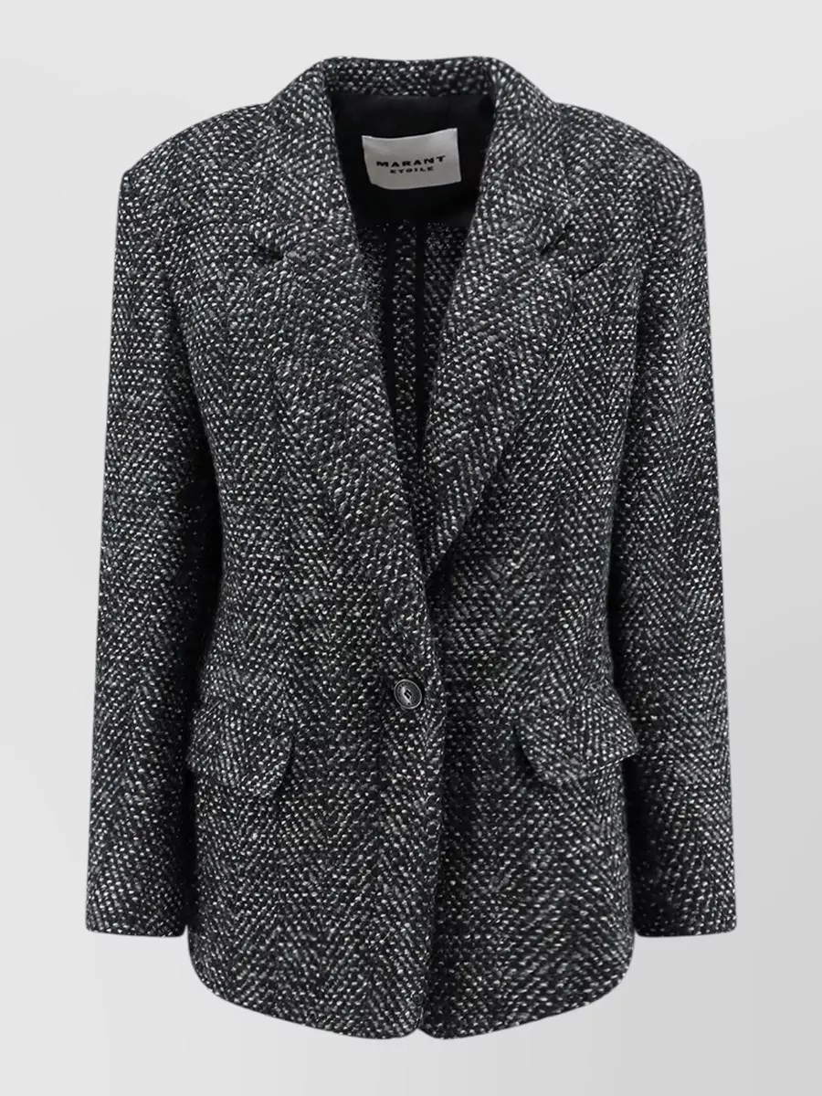 Isabel Marant Etoile silk blend v-neck blazer