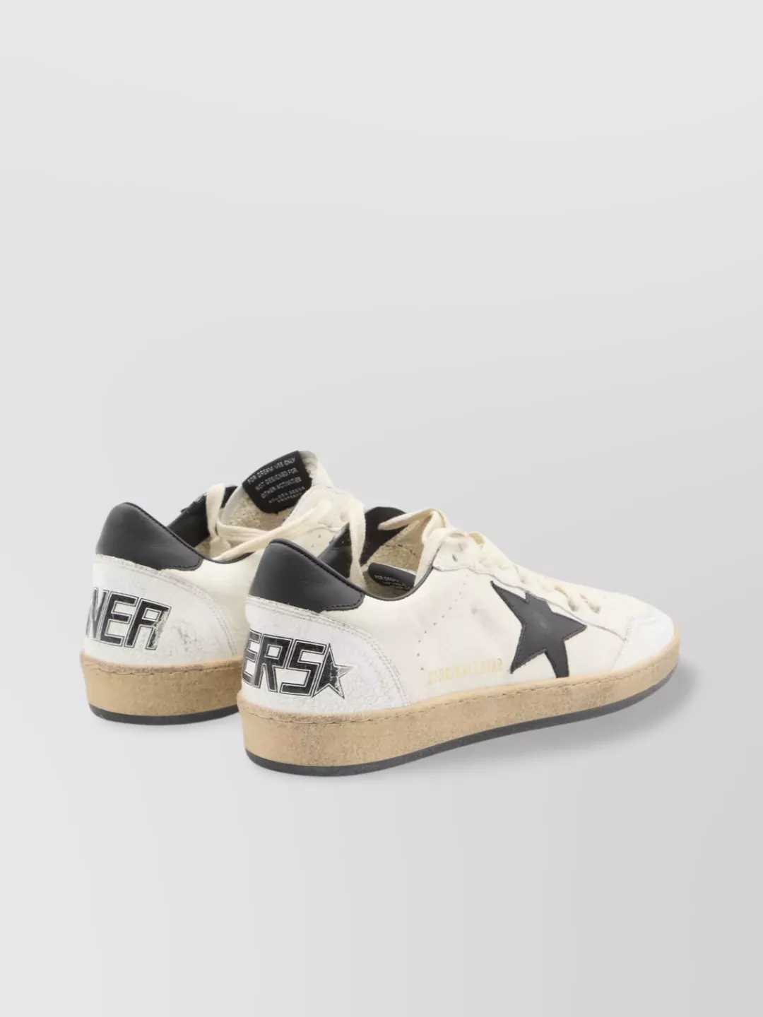 Golden Goose Leather Star Perforated Toe Sneakers
