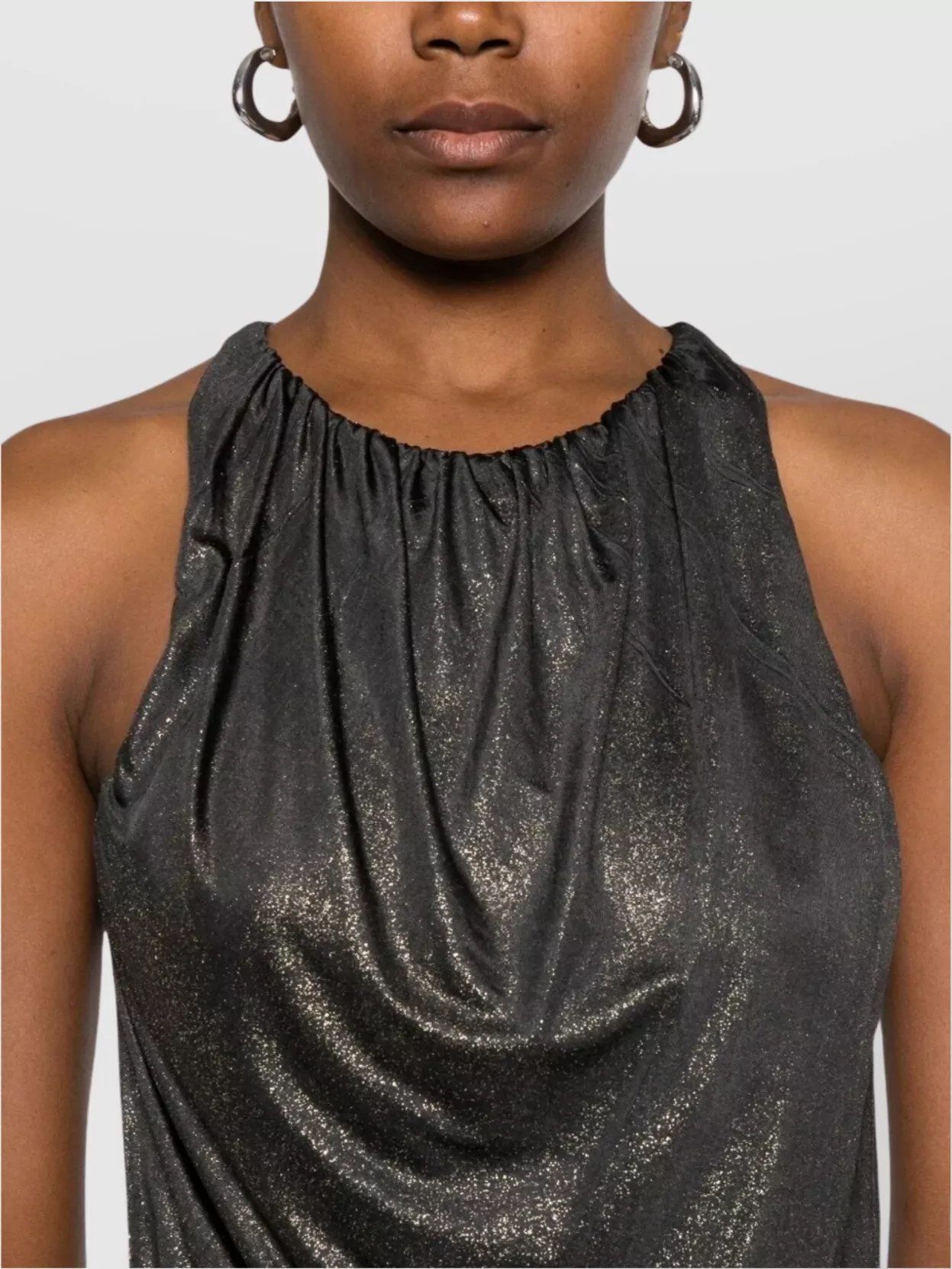 Diesel Draped Corset Halter Neck Mini Dress