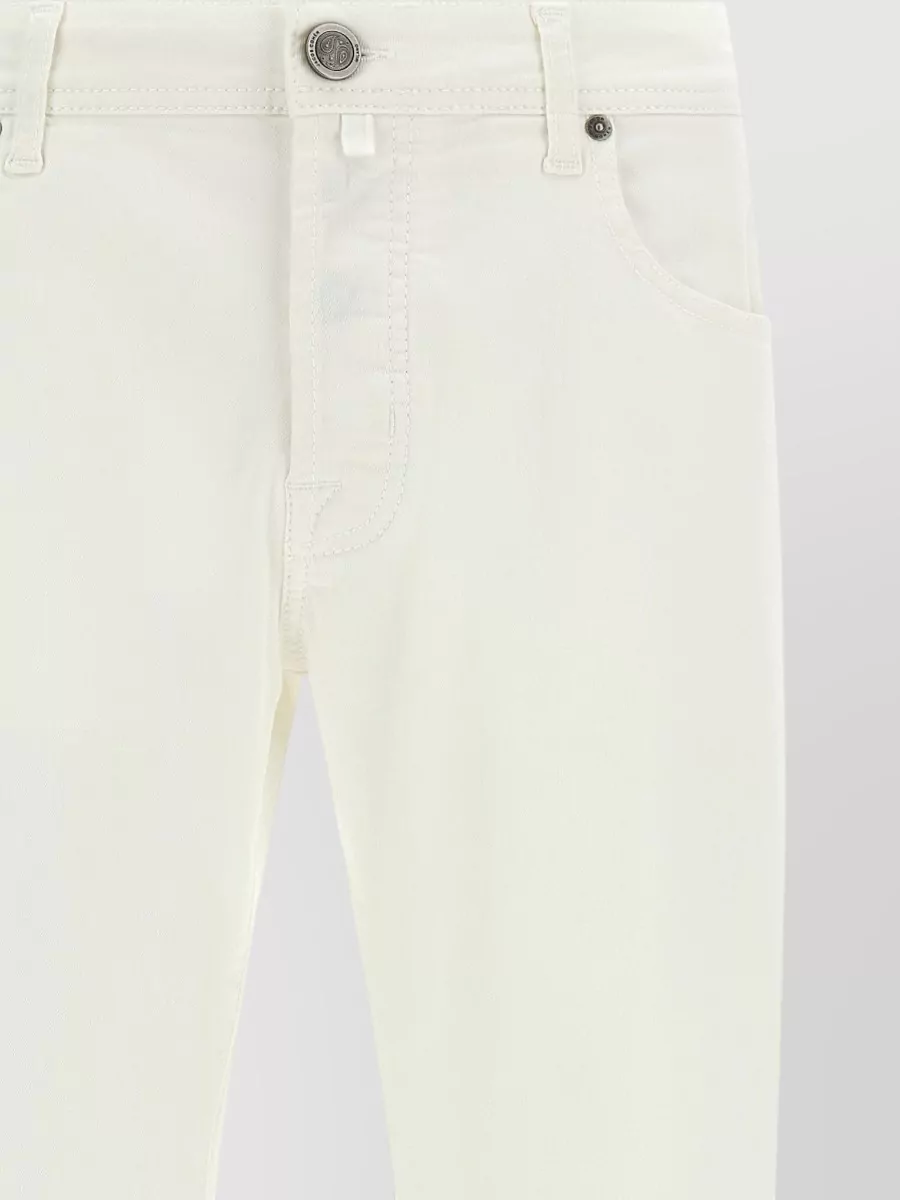 Jacob Cohen Denim Mid-Rise Straight-Leg Jeans