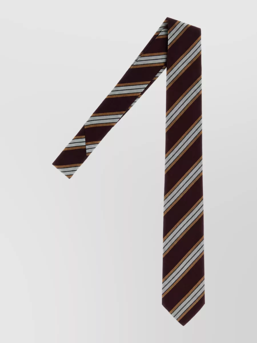 Dries Van Noten embroidered silk tie
