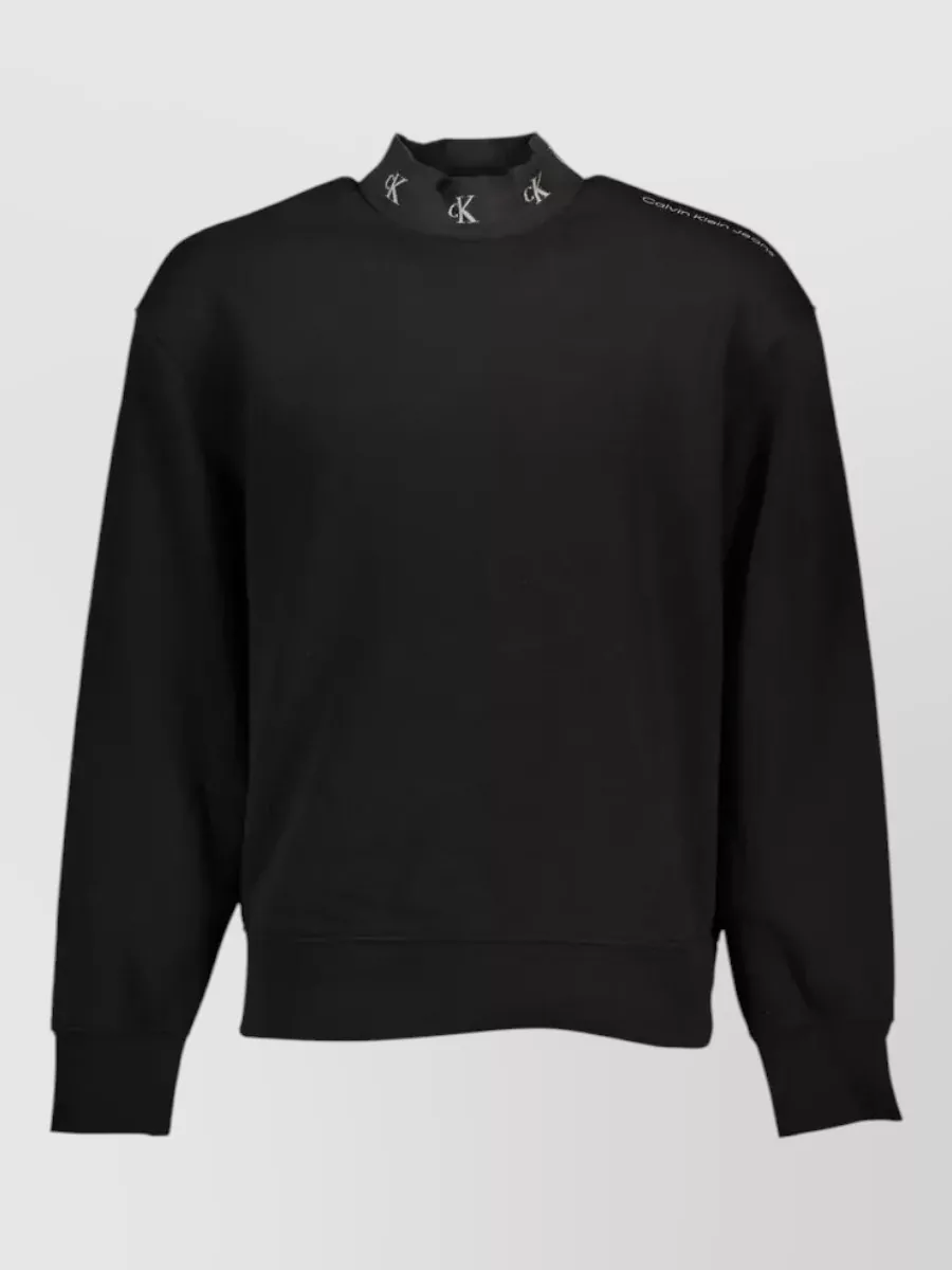 Calvin Klein Mock neck long sleeve sweatshirt