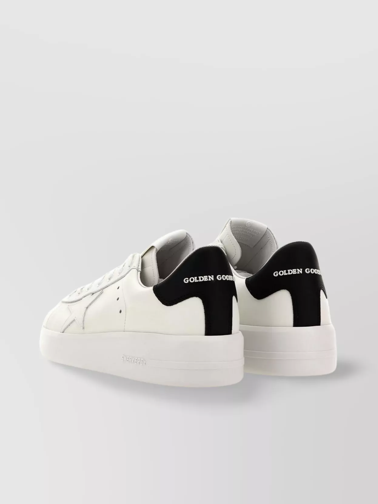 Golden Goose "Soleil Blanc" Leather Sneakers