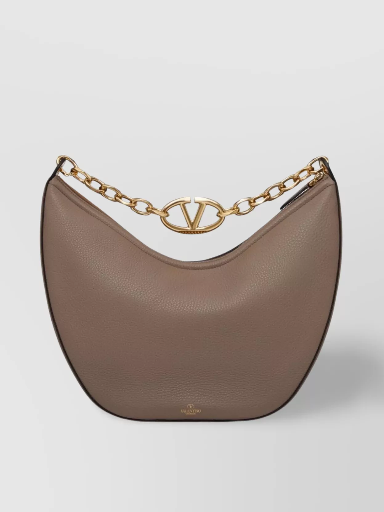 Shop Valentino Moon Medium Leather Shoulder Bag