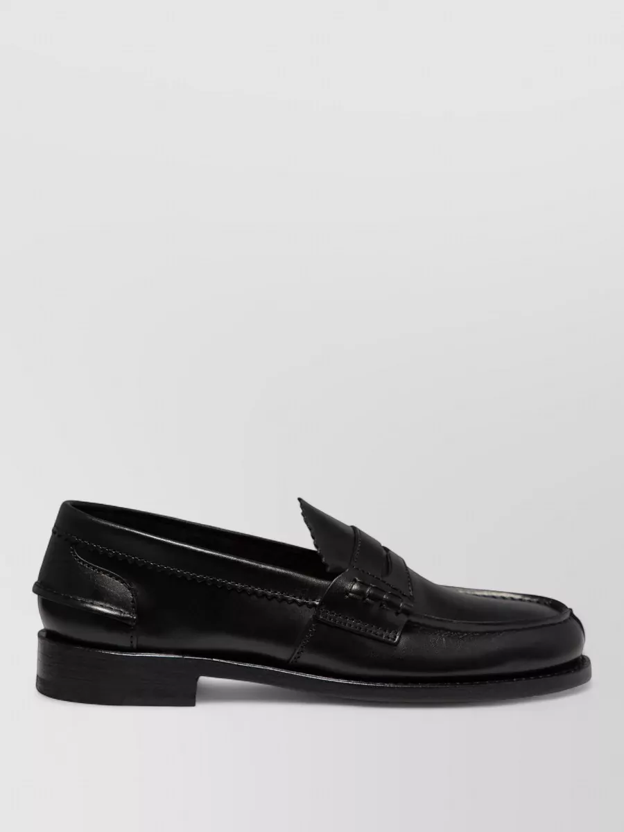 Saxone Of Scotland Leather Loafers