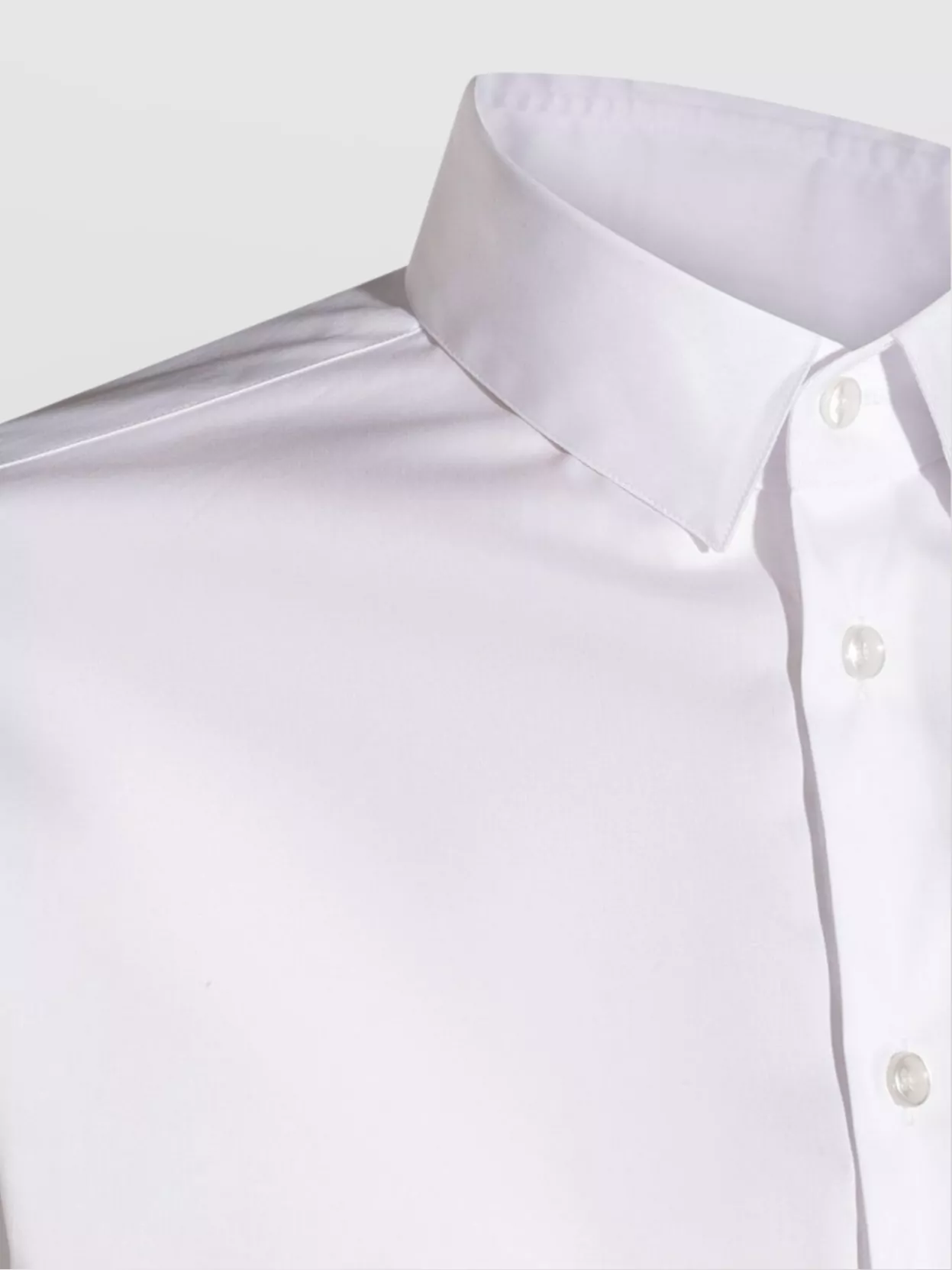 Giorgio Armani Collar Button-down Shirt Cuffed Sleeves In White