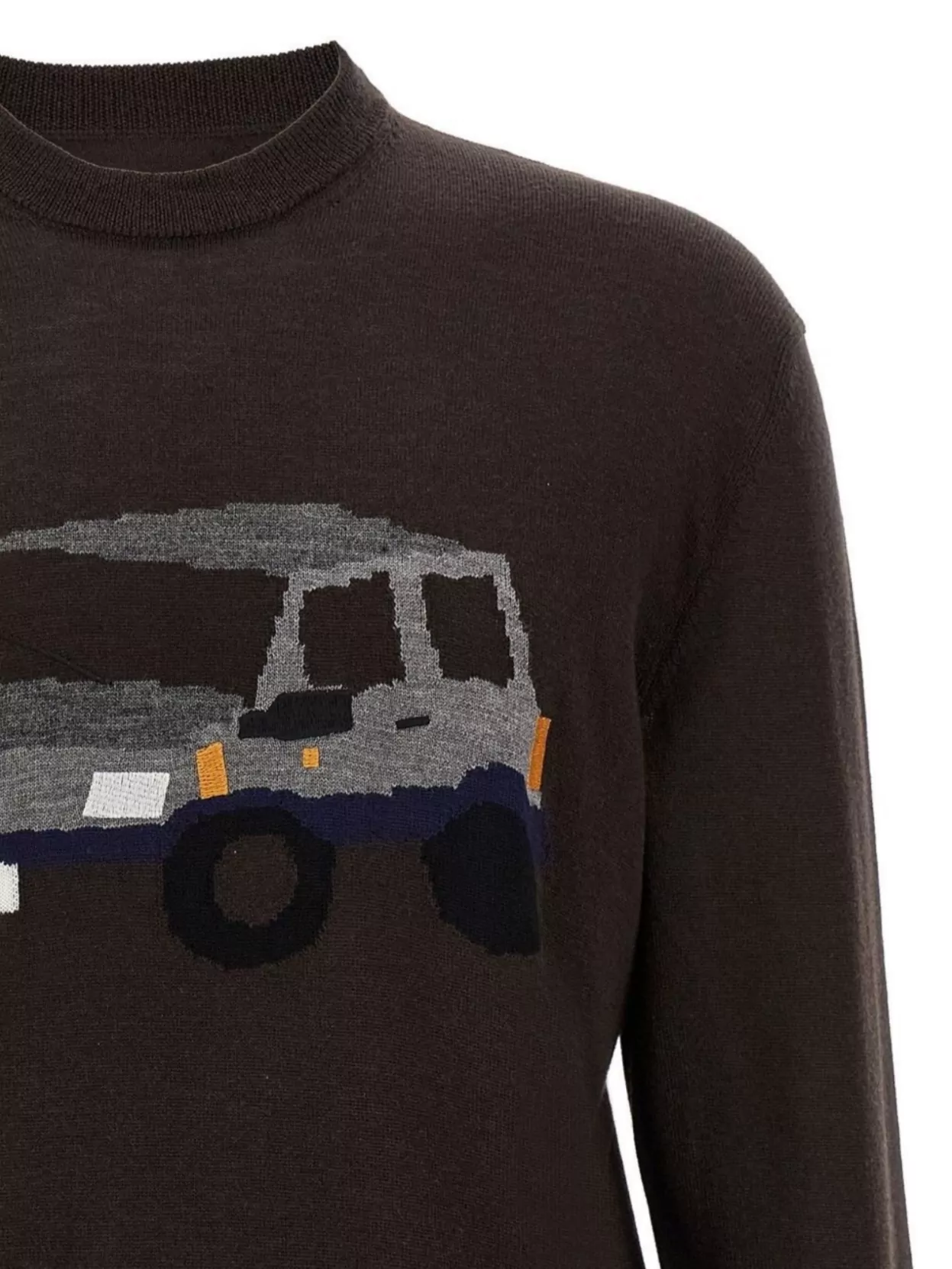Magliano Graphic Design Crew Neck Wool Sweater