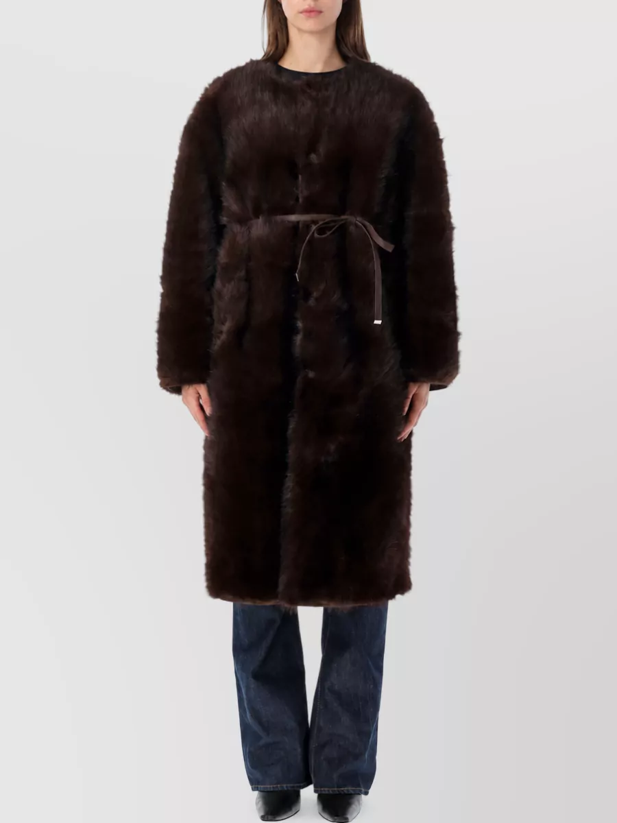 Urbancode faux fur reversible coat