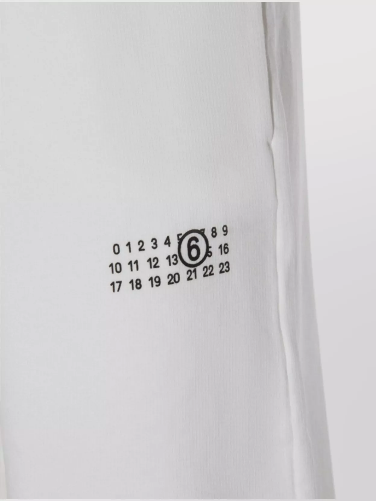 Mm6 Maison Margiela Relaxed Fit Trousers Elastic Waistband
