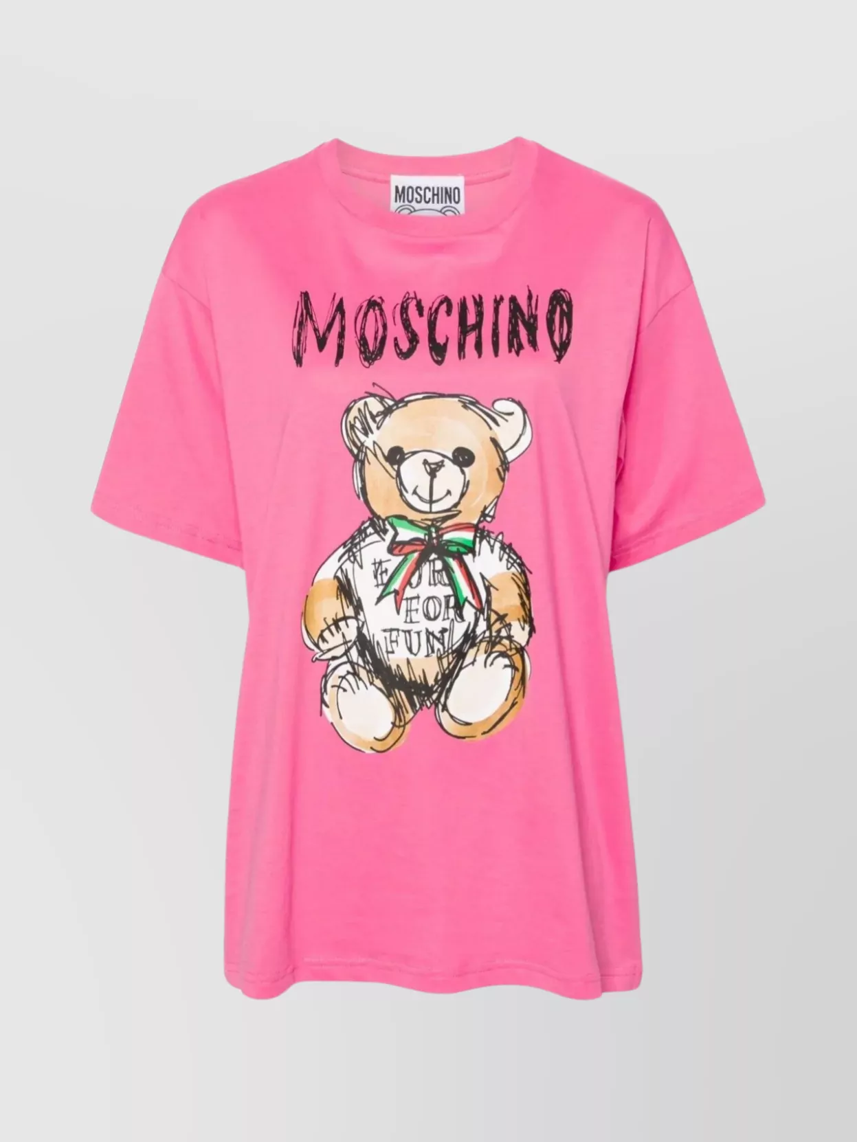 Shop Moschino Teddy Bear Graphic T-shirt