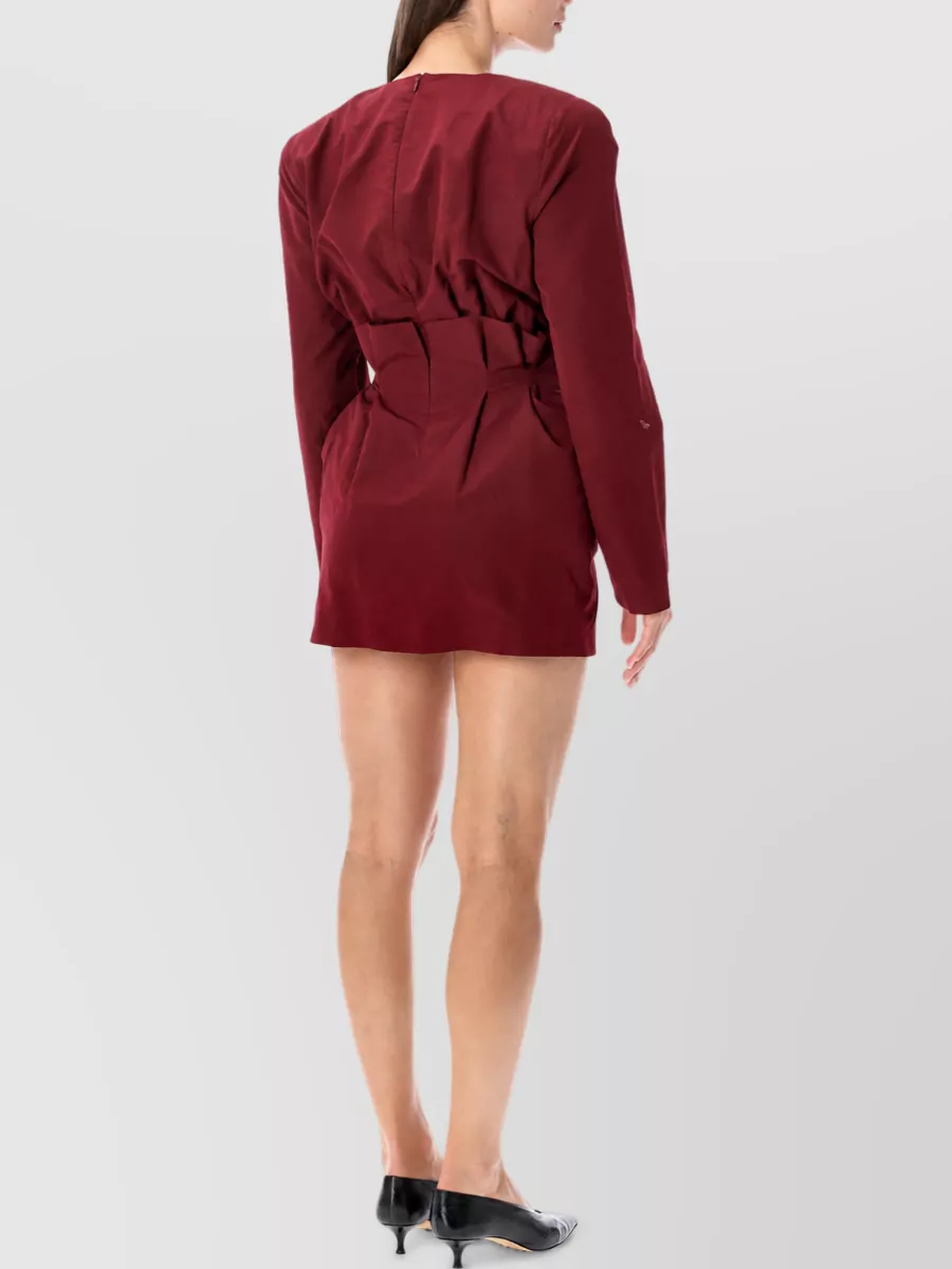 Magda Butrym Silk-Blend Mini Dress