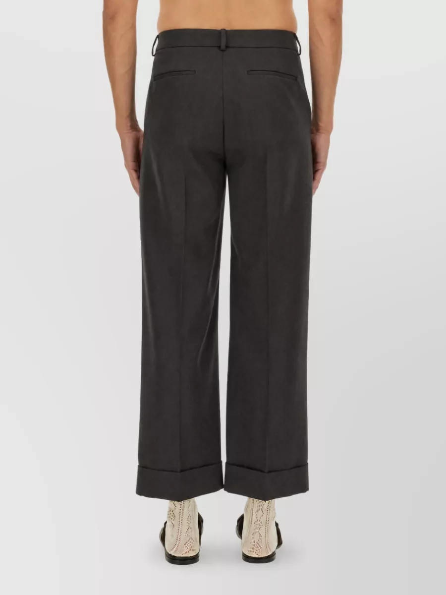Valentino Virgin Wool Tailored Trousers