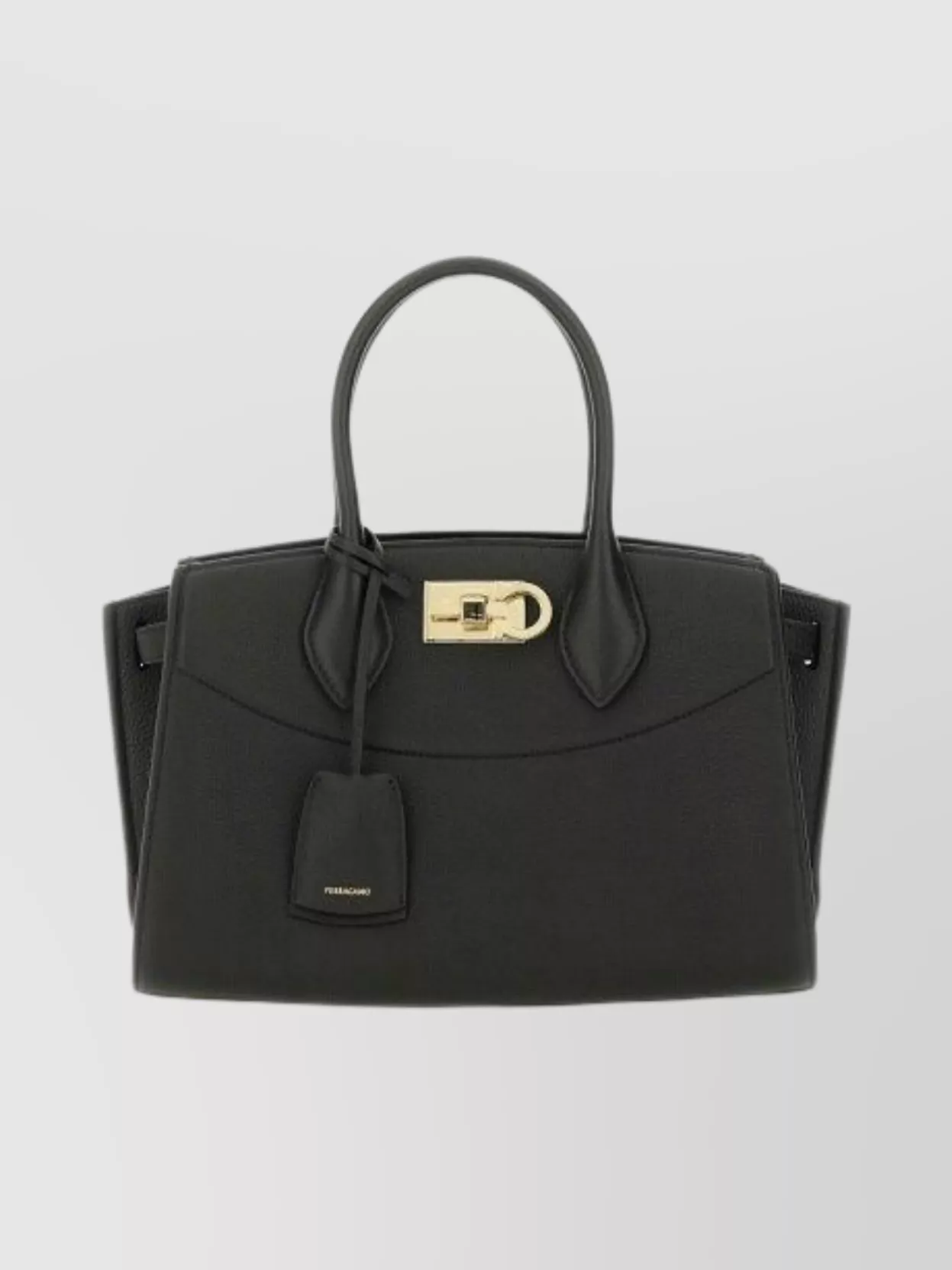 Ferragamo Structured Shoulder Bag Adjustable Strap