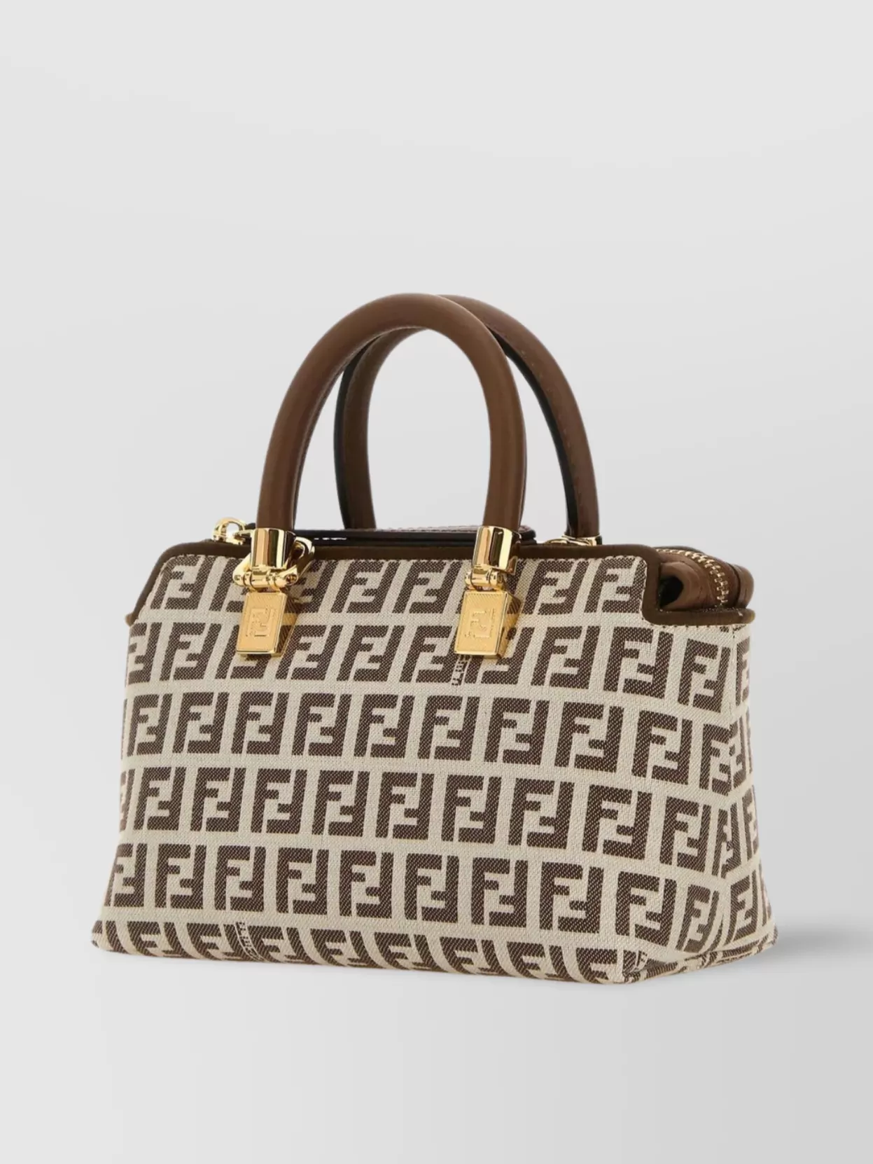 Shop Fendi Embroidered Fabric Mini Handbag