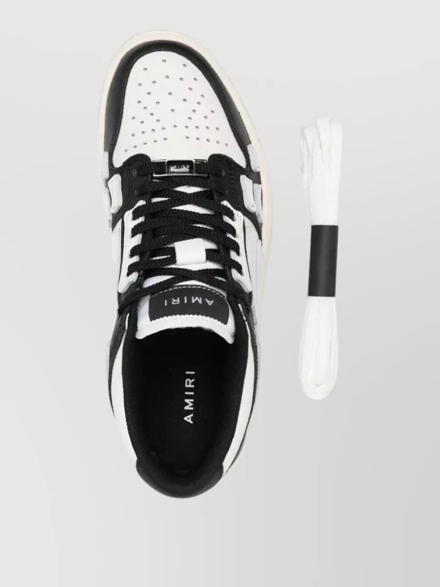 Amiri Skel Low Top Sneakers Contrast Panels
