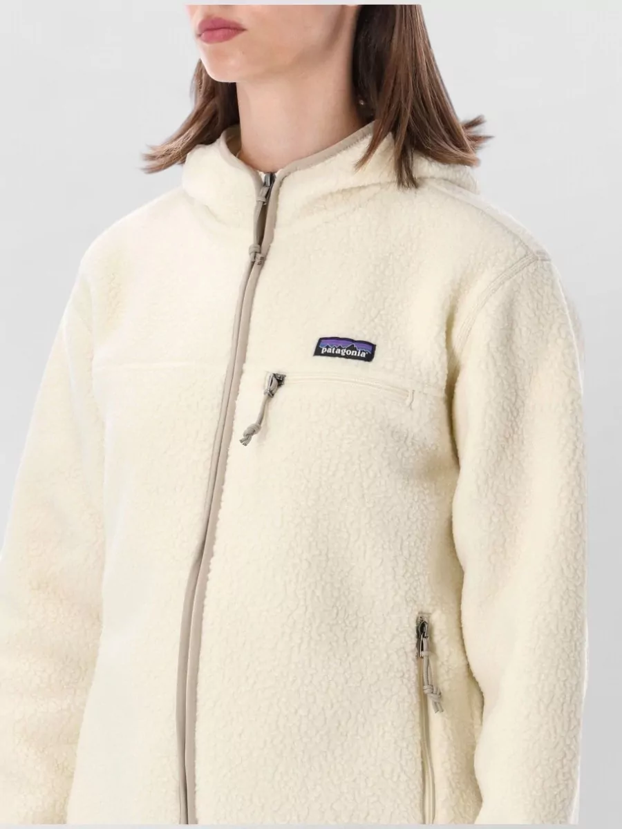 Patagonia Fleece Hooded Zip-Up Jacket