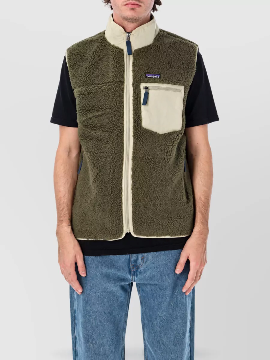 Patagonia fleece padded vest
