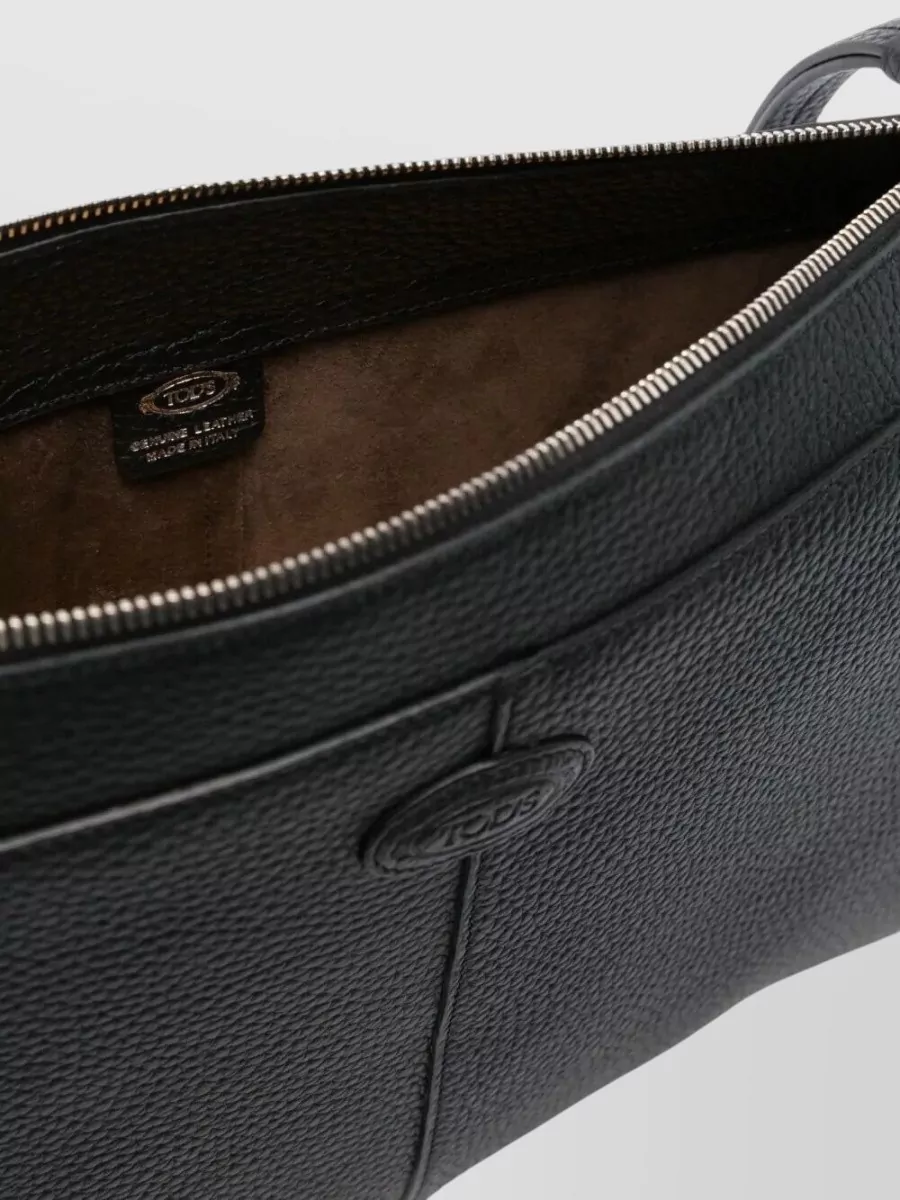 Tod's Medium Leather Clutch Bag Rectangular