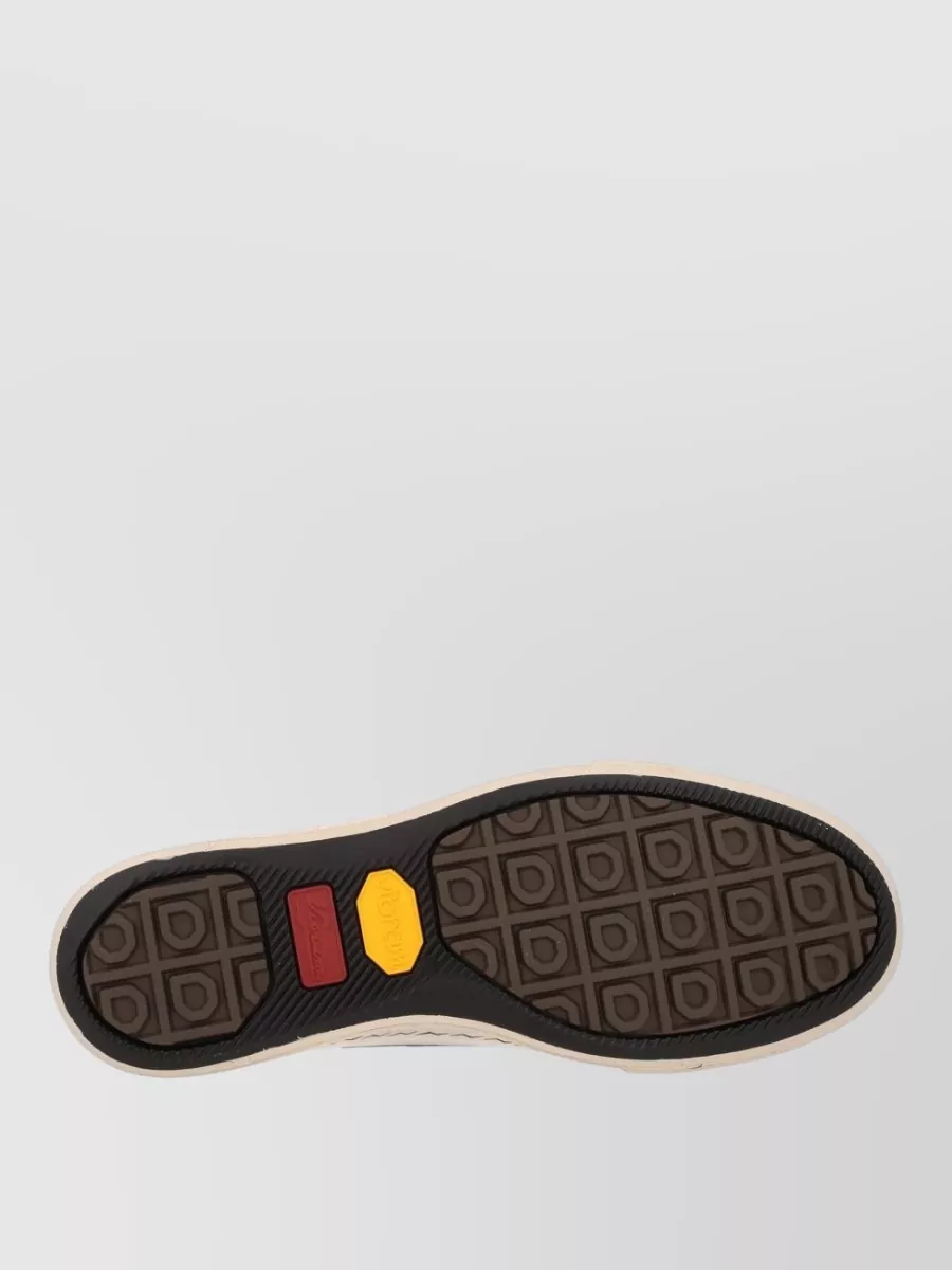 Visvim Sneakers Contrast Stitching Metal Eyelets Rubber Sole