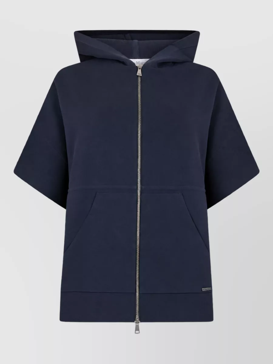 Max Mara Zip-up hooded jacket