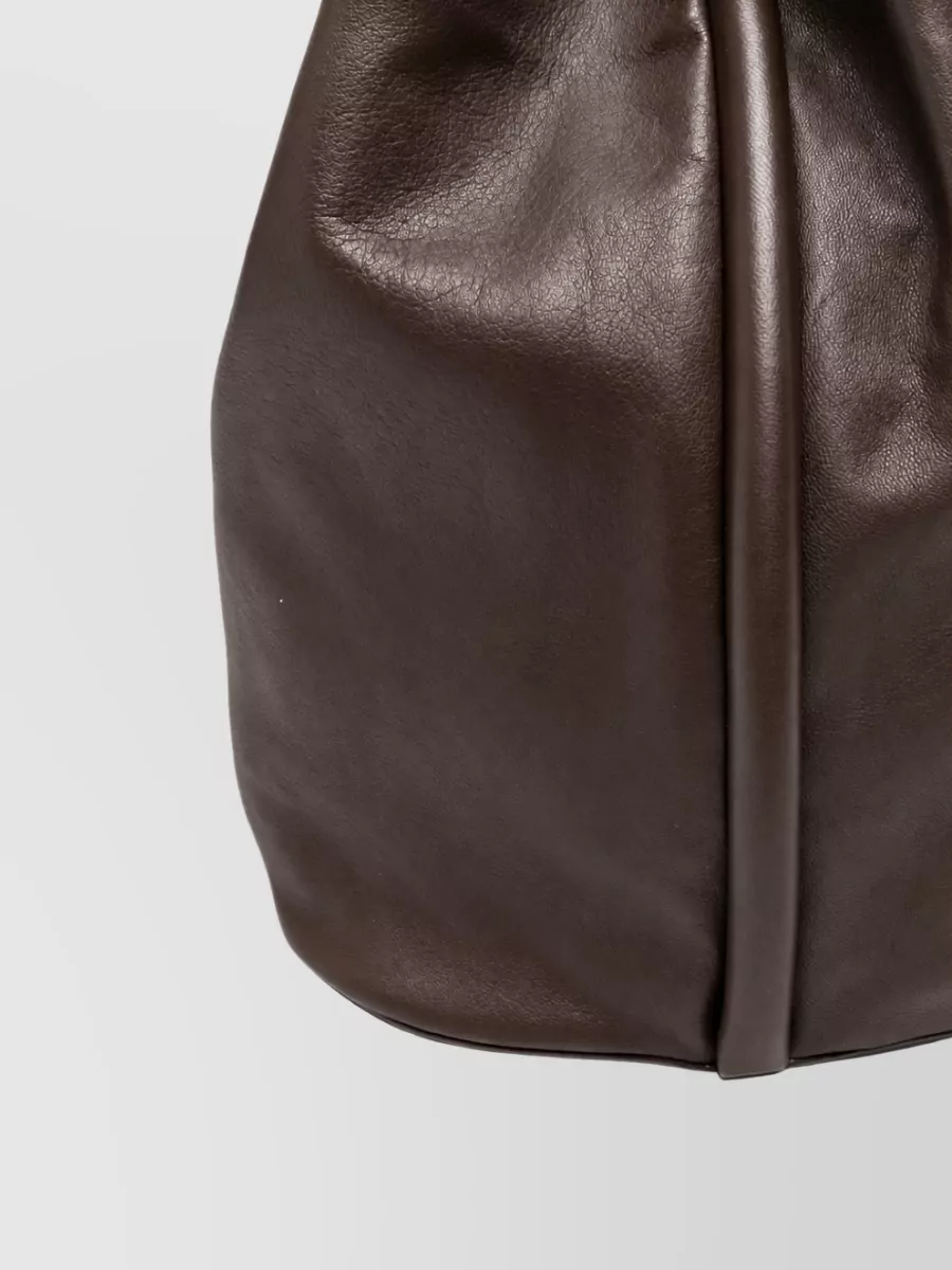 Uma Wang Leather Medium Bucket Bag