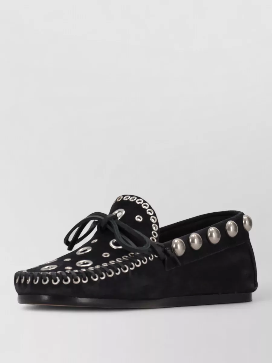 Isabel Marant suede leather lace-up shoes