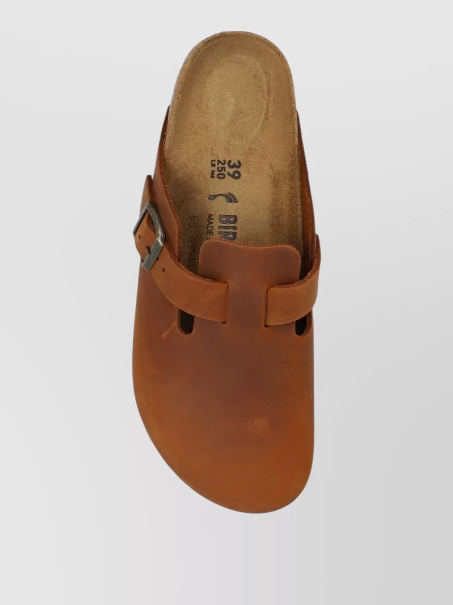 Birkenstock Sandal Boston Open Back Round Toe Flat