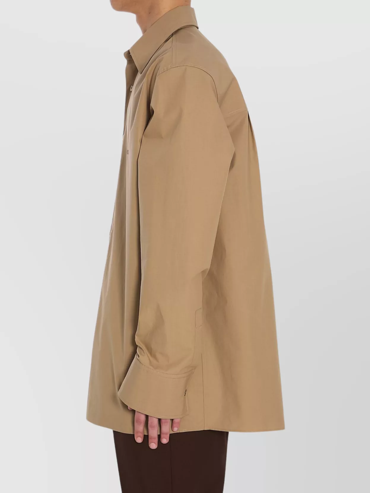 Gucci Oversized Logo-Embossed Cotton Poplin Shirt