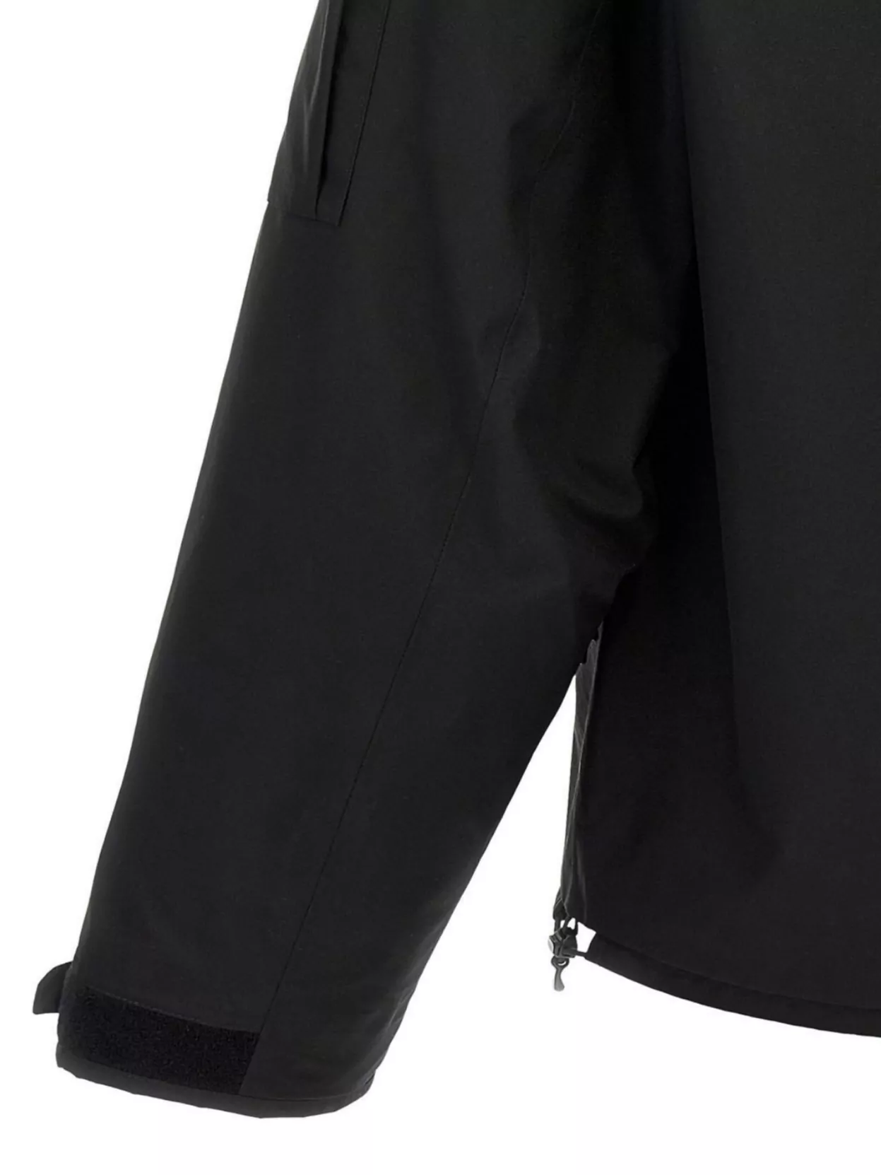 C.p. Company Blue Jacket With Explorer Hood And Adjustable Drawstring Waist In Tech Fabric Man