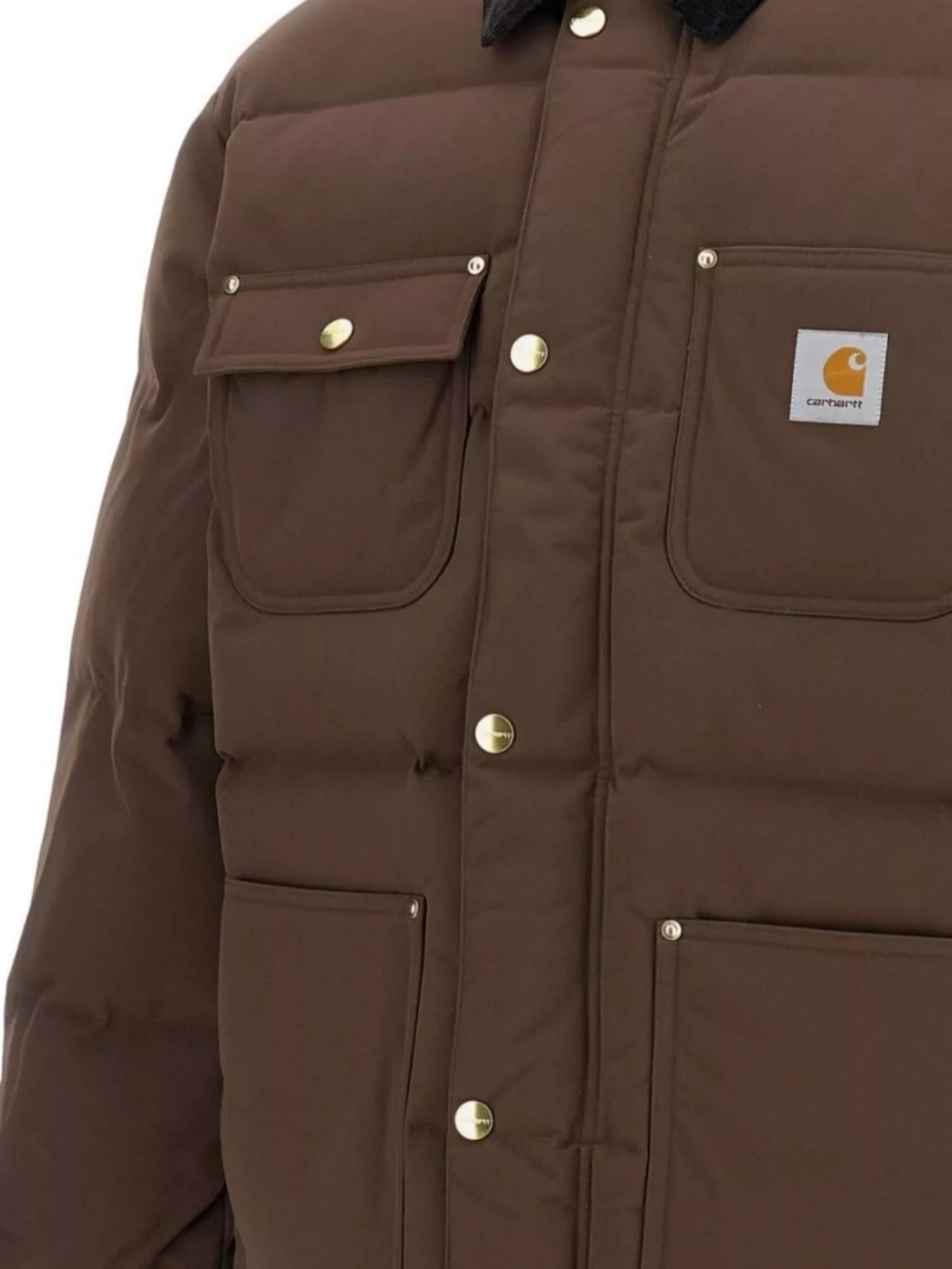 Carhartt Wip Stylish Short Jacket Featuring Buttoned Pockets