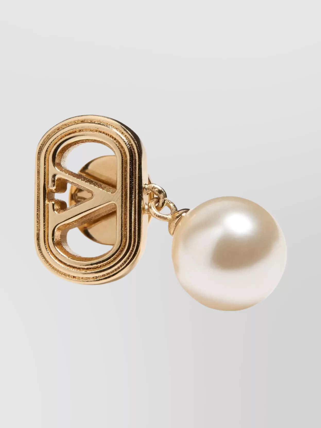 Valentino Garavani Ovalette Earrings Featuring Pearl Detail
