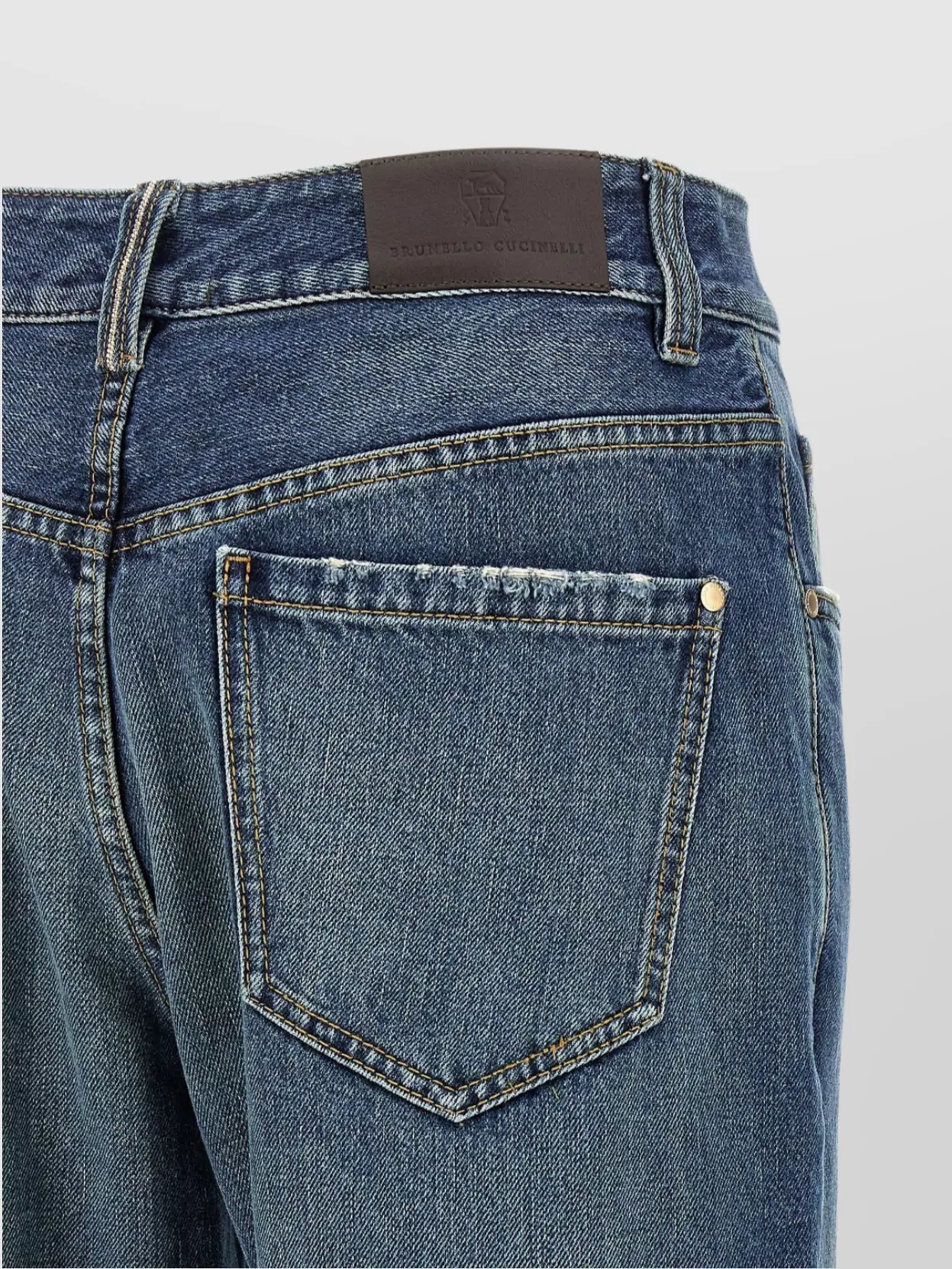 Brunello Cucinelli Cotton Wide-Leg Jeans