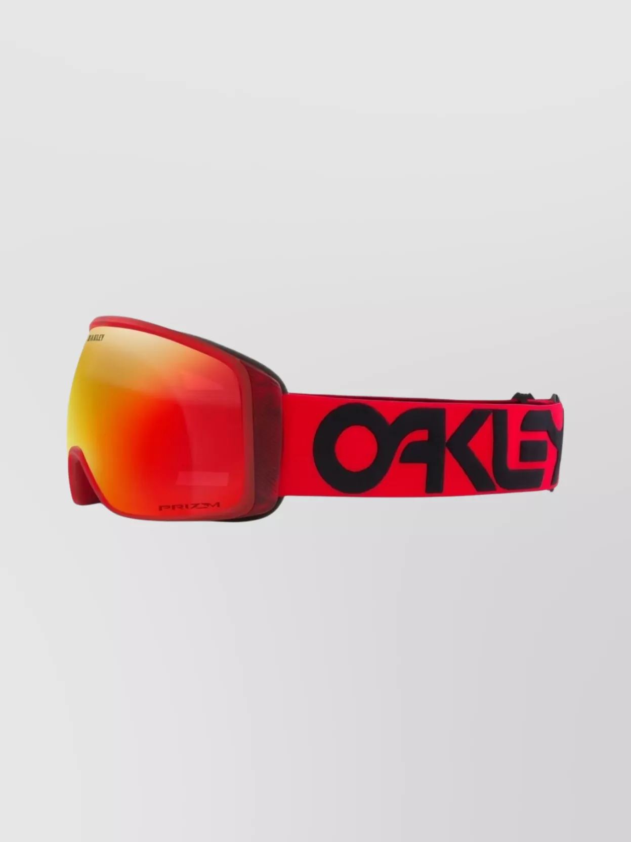 Oakley Stylish Eyewear With Adjustable Strap And Curved Lens In Brown