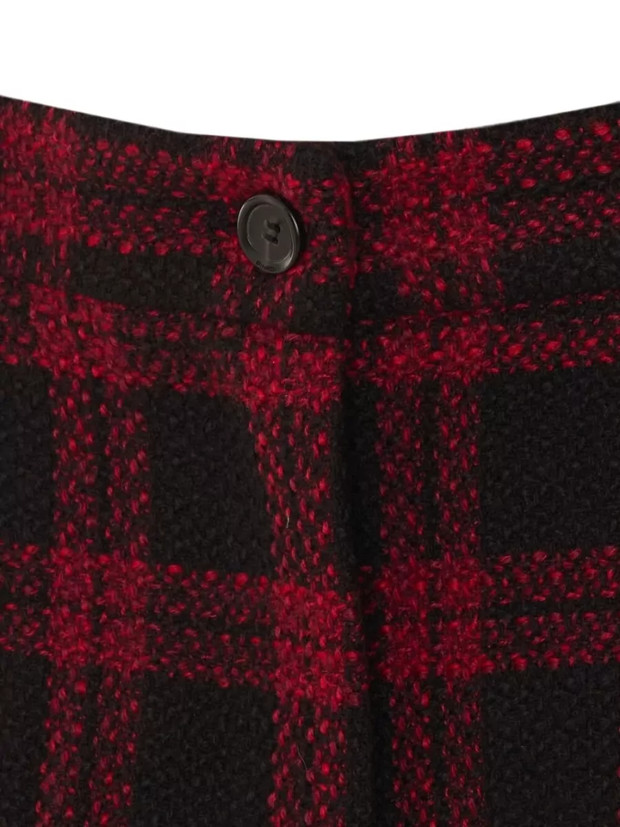 Pinko Checked Tweed Knee-Length Shorts