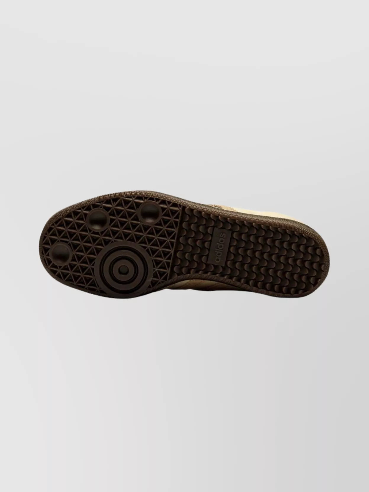 Adidas Striped Rubber Sole Sneakers With Contrasting Panels