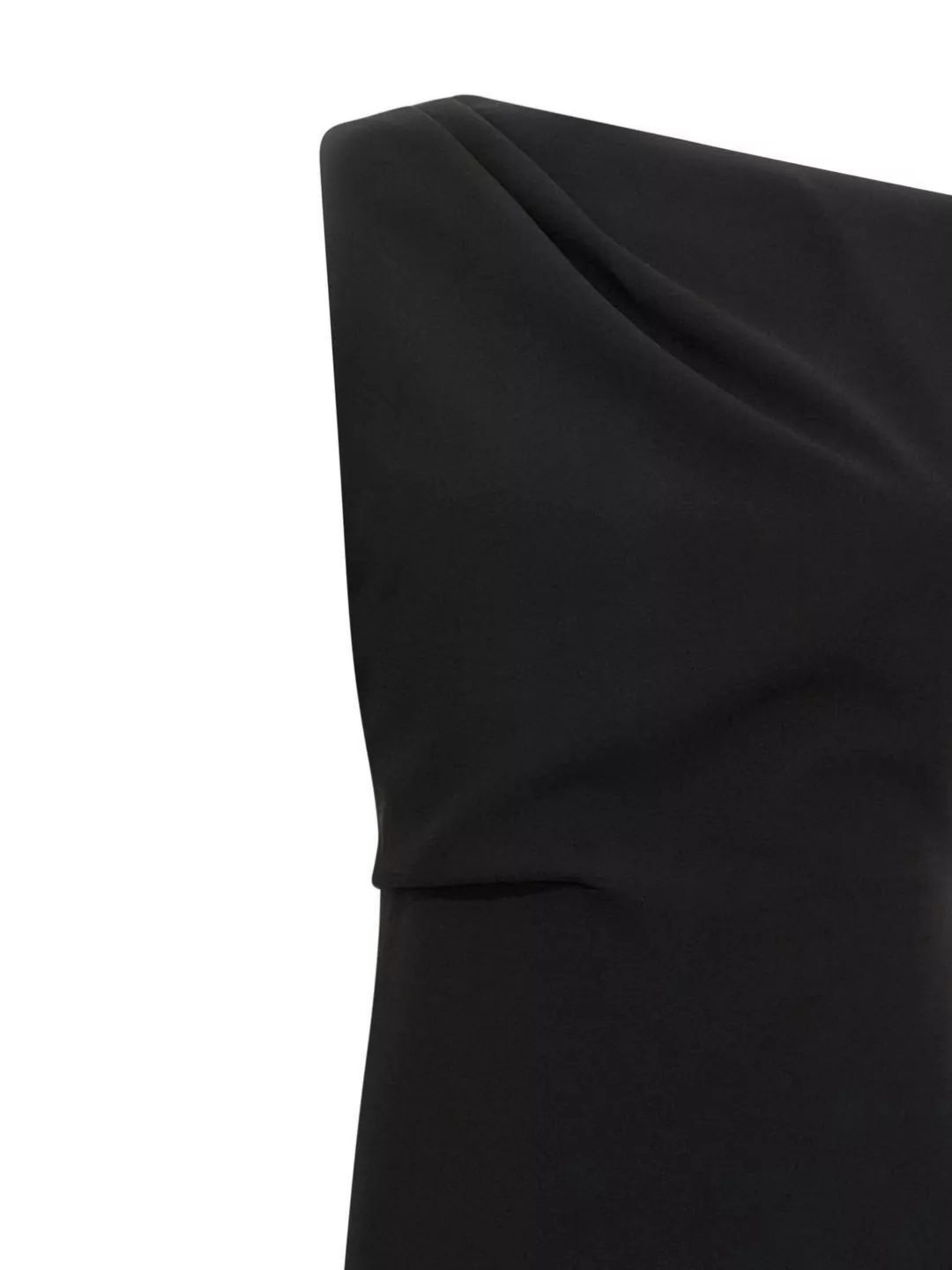 Max Mara Asymmetric Neckline Draped Floor-Length Dress