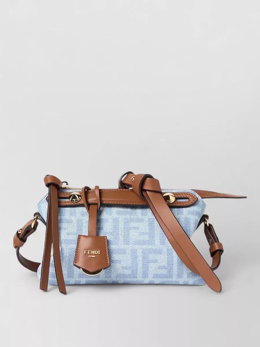 Fendi by the way mini denim cross-body bag
