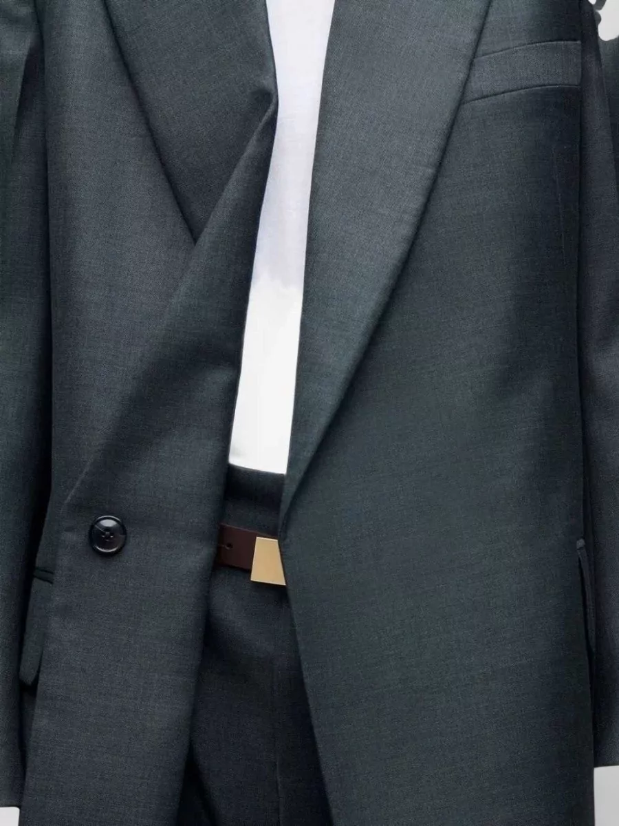 Victoria Beckham Wool Single-Breasted Blazer