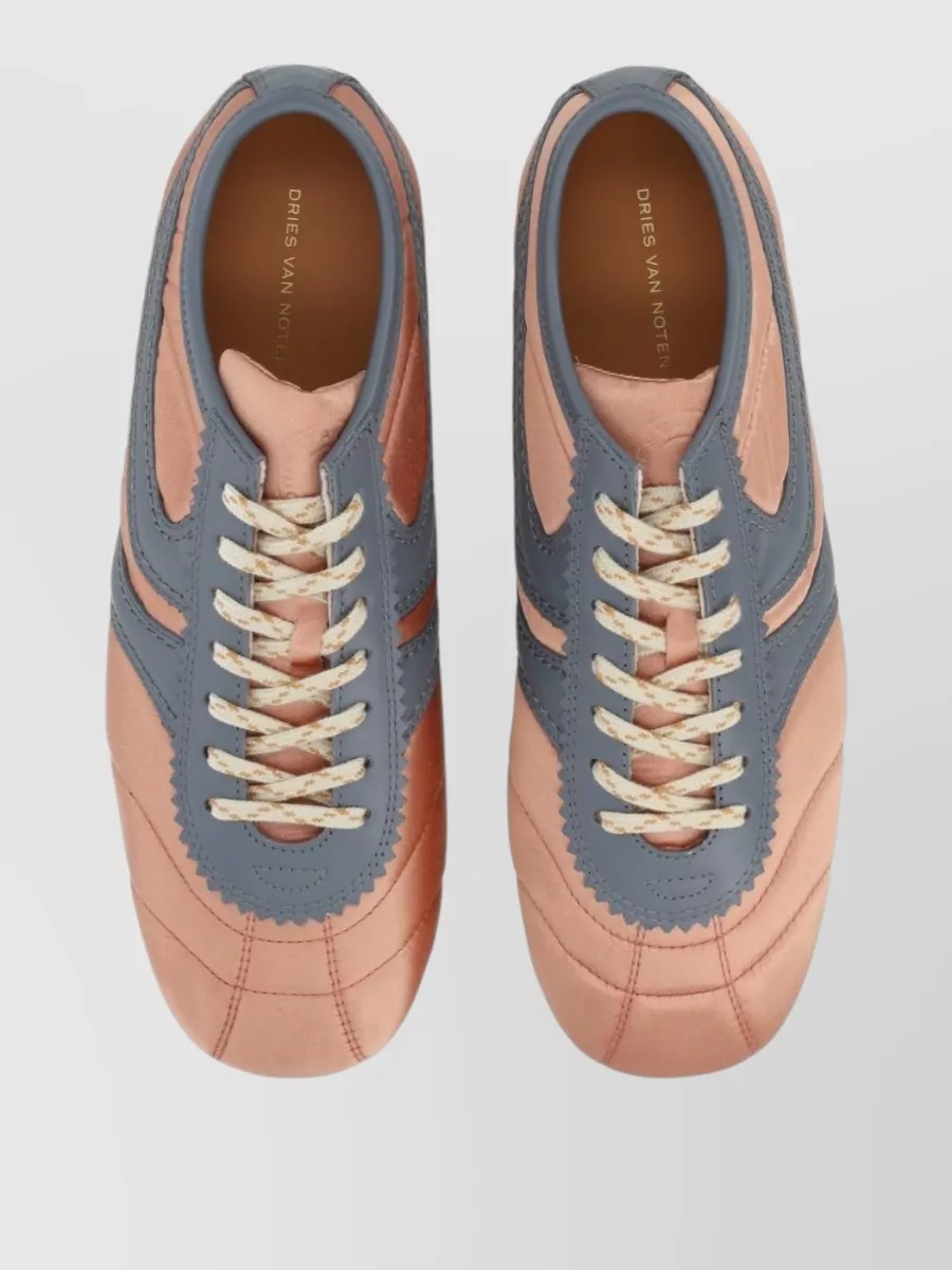 Dries Van Noten Satin Low-Top Sneakers