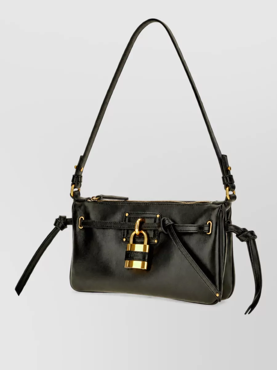 Chloé Alphabet Leather Clutch Bag