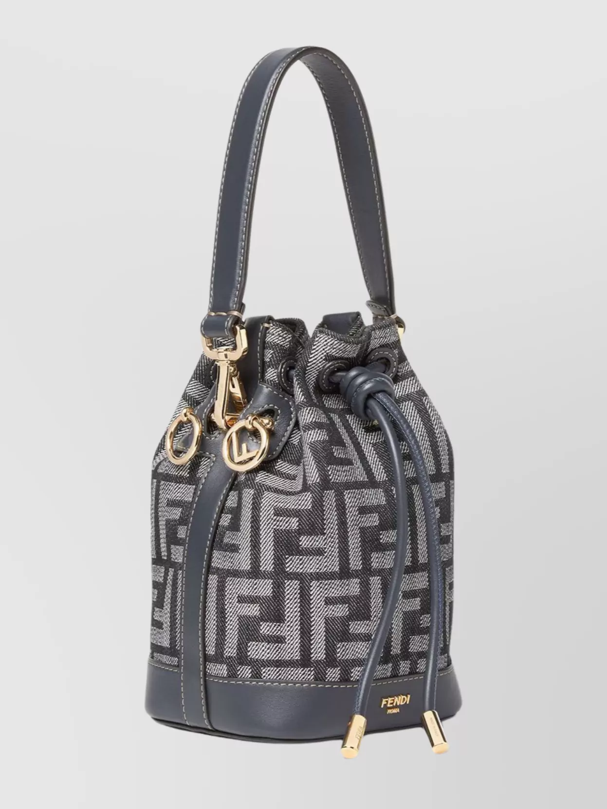 Fendi Chic Denim Shoulder Bag