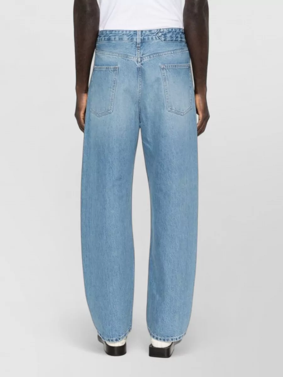 Jacquemus De Nimes Mirada Wide Leg Denim Trousers