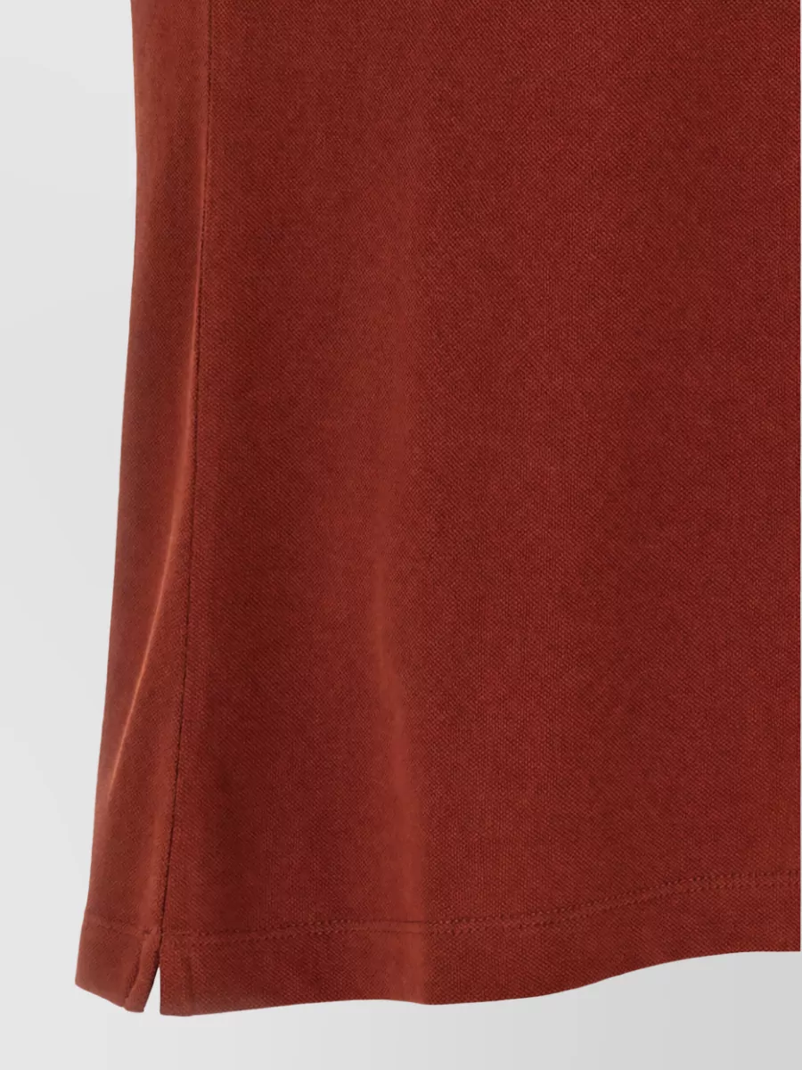 Brunello Cucinelli Cotton Piqué Logo Embroidery Polo Shirt