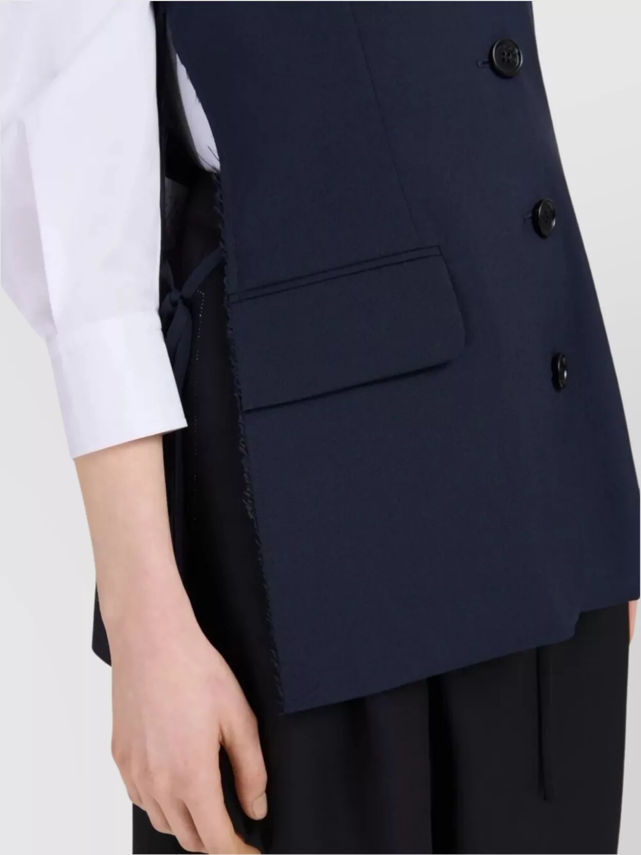 Marni Wool Vest With Slits On The Sides