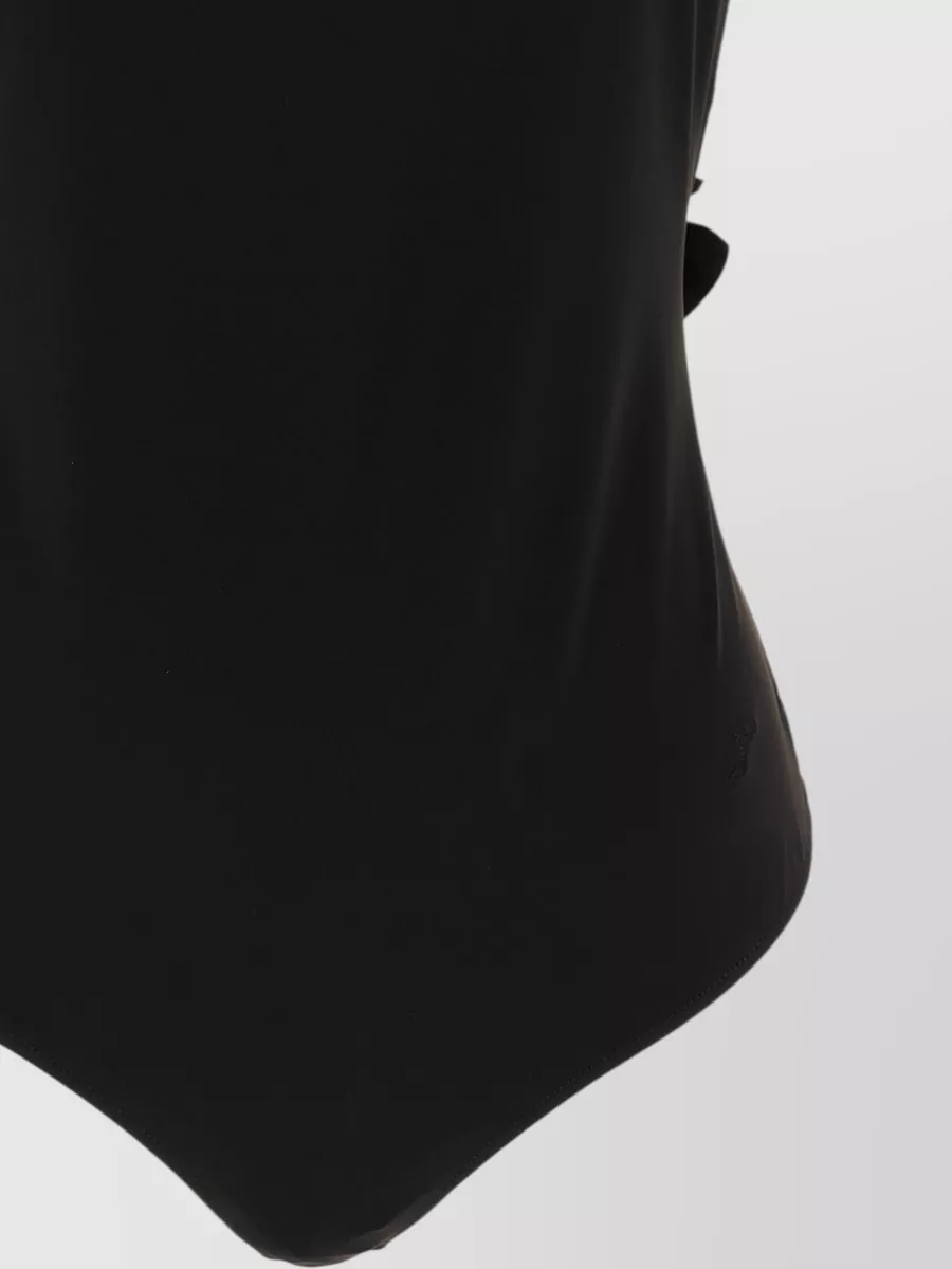 Jacquemus Le Maillot Cabana Ruffled High-Leg Thong Swimsuit