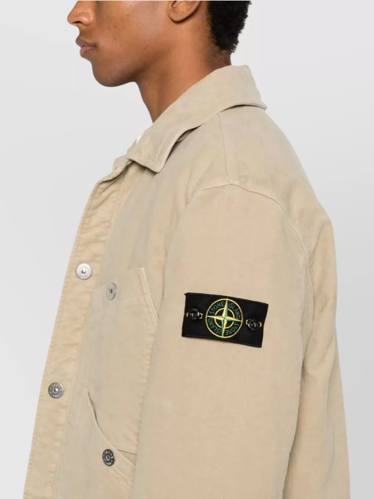 Stone Island Utility Cotton Jacket Front Pockets