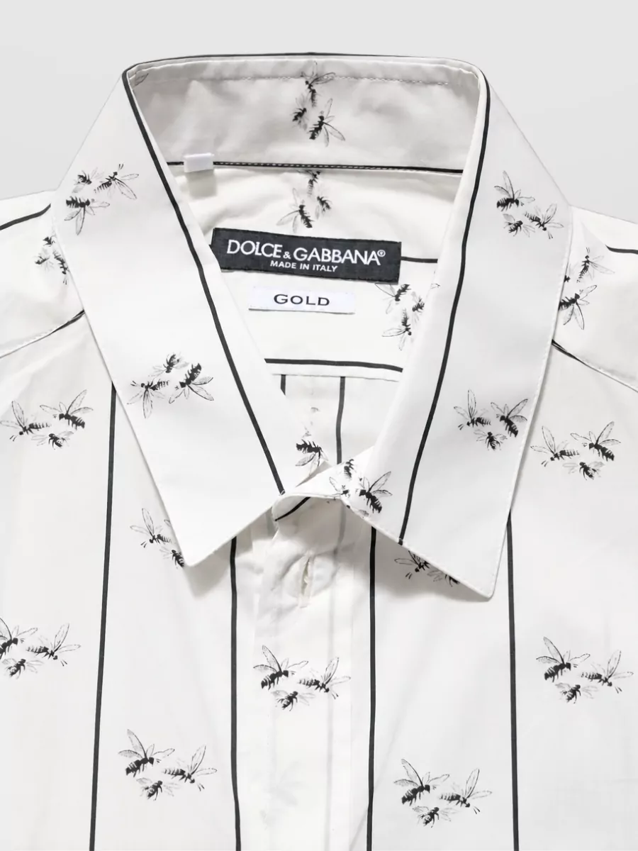Dolce&Gabbana Bee Print Dress Shirt