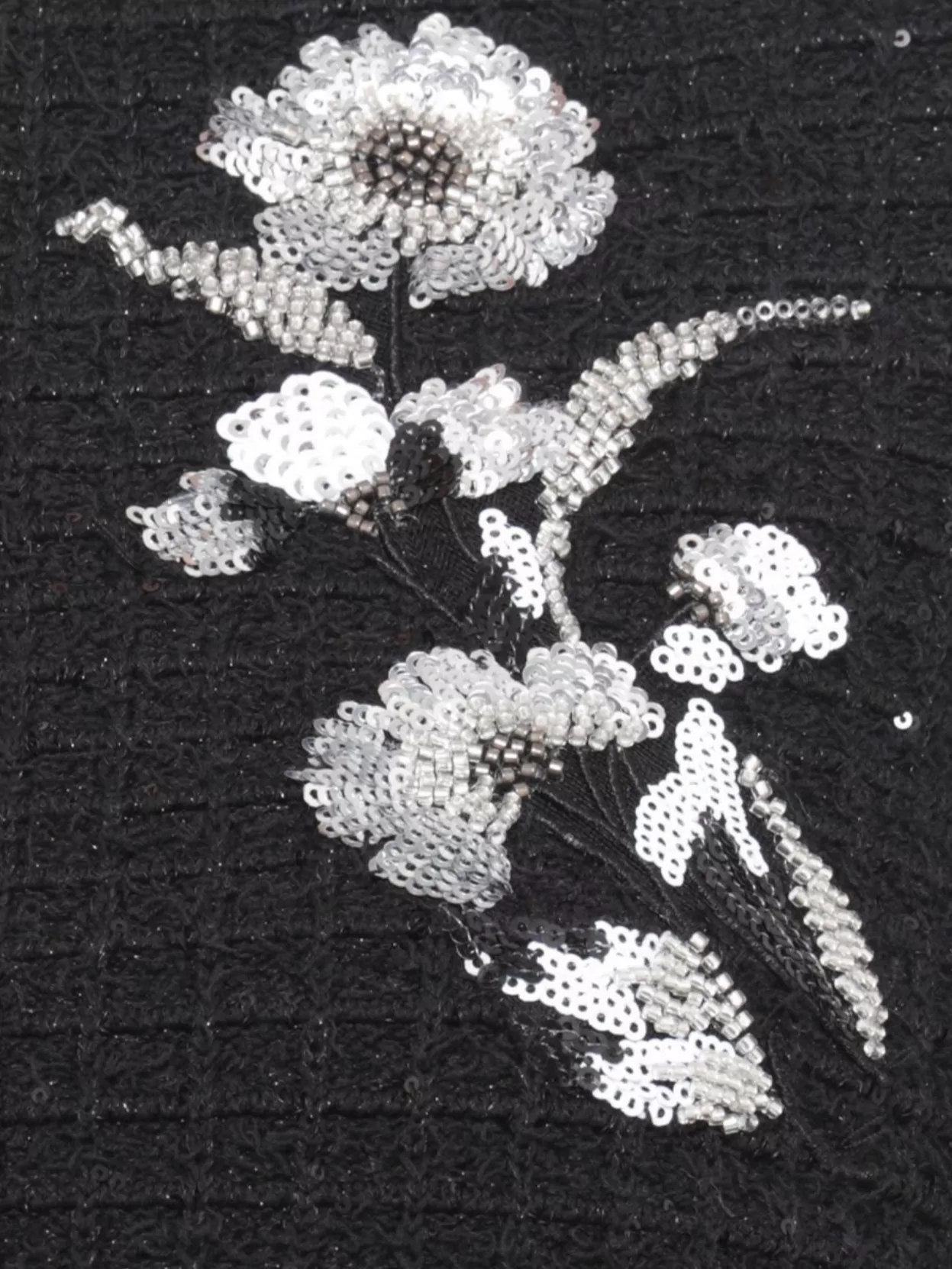 Self-Portrait Sequin Embellished Floral Blazer