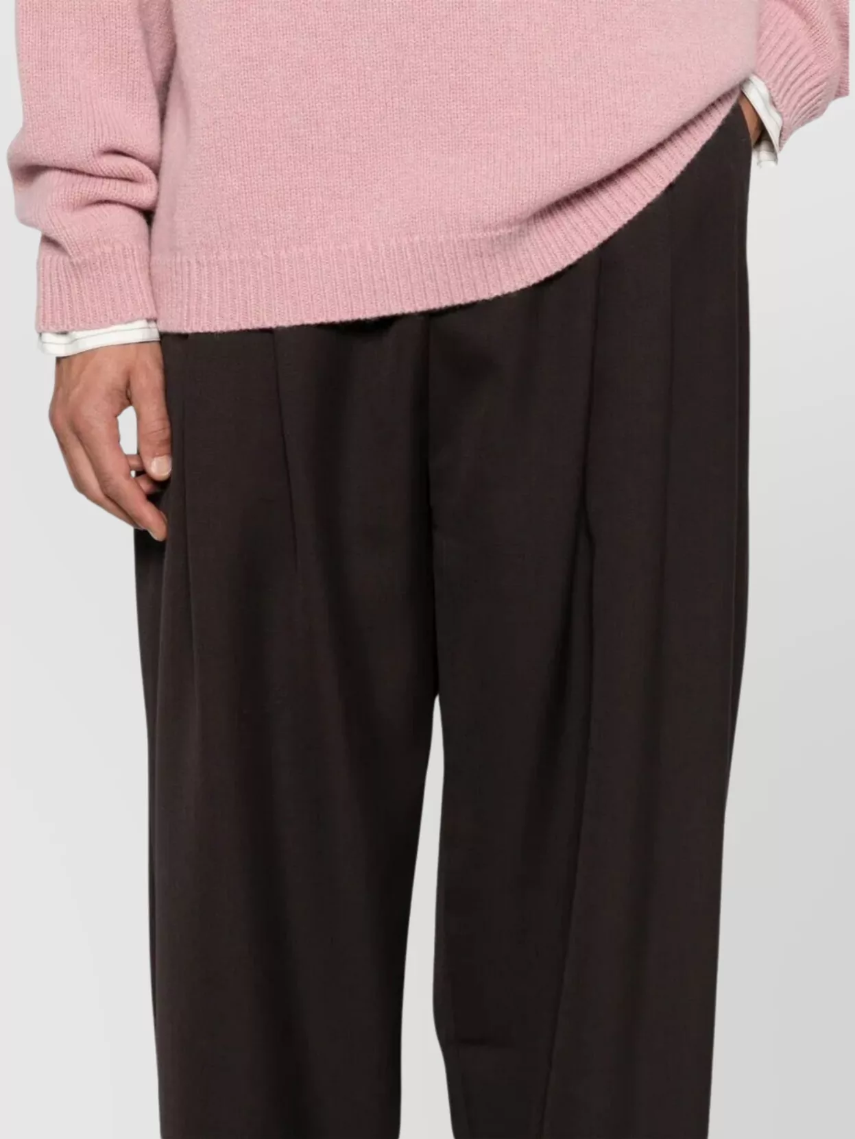 Studio Nicholson Volume Pleated Trousers Pockets